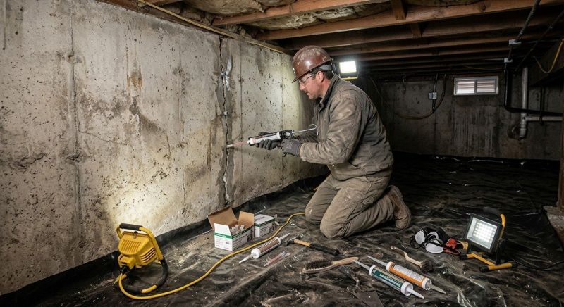 Basement Foundation Repair in Durham, CT