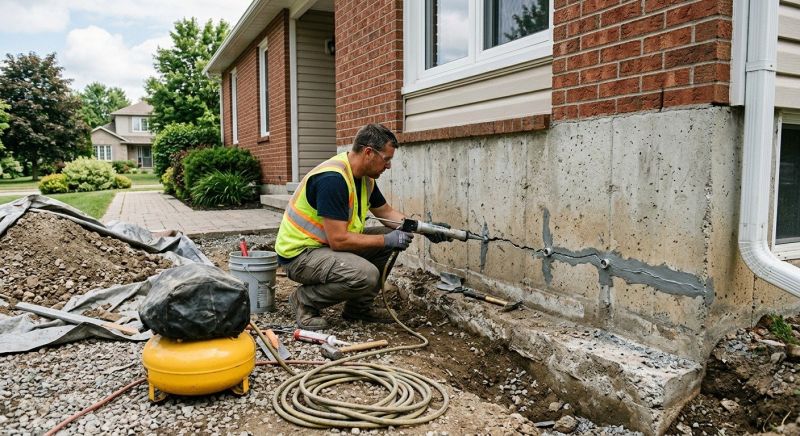 Basement Foundation Repair in Higganum, CT
