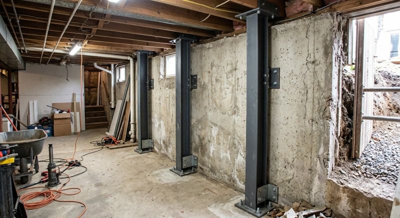 Basement Stabilization in East Hartford, CT