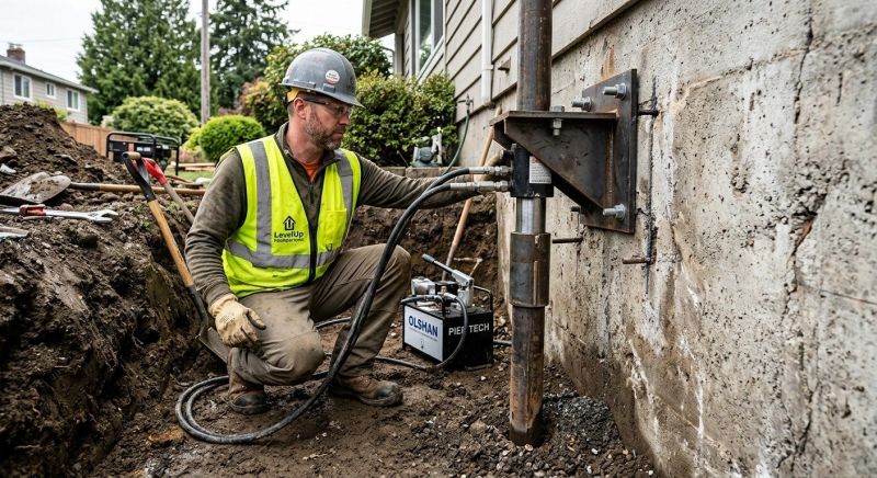 Concrete Foundation Leveling in Weatogue, CT