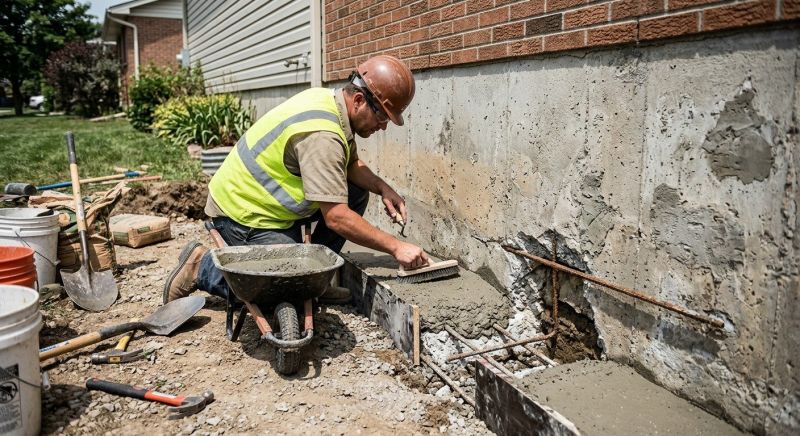 Concrete Foundation Repair in Longmeadow, MA