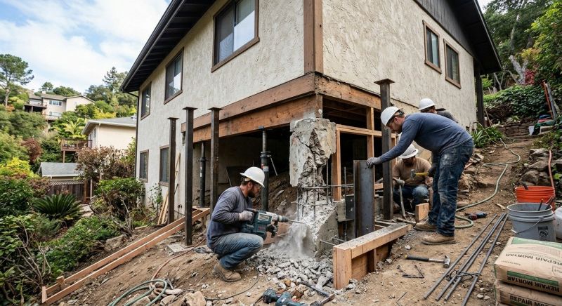 Concrete Foundation Repair in Somers, CT