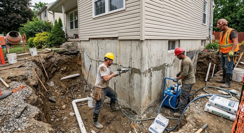 Concrete Foundation Repair in Southington, CT