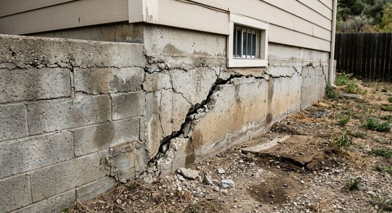 Cracked Foundation Repair in New Hartford, CT