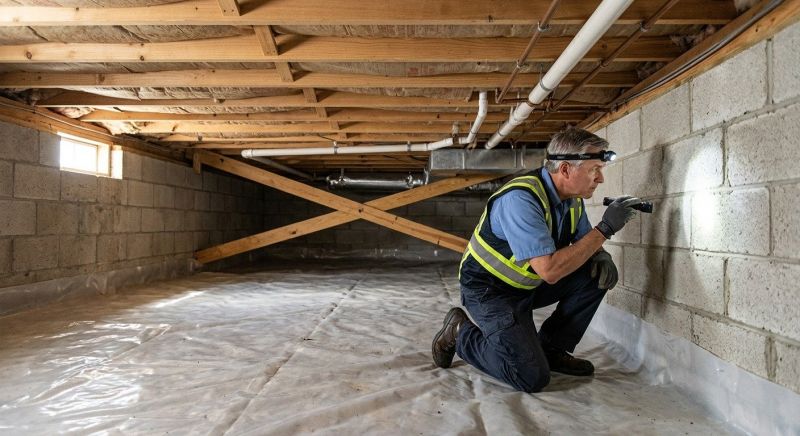 Crawl Space Leveling in East Hartford, CT