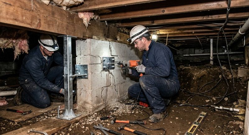 Crawlspace Foundation Repair in Bristol, CT