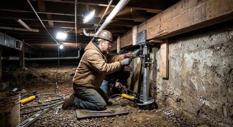 Crawlspace Foundation Repair in East Hartland, CT