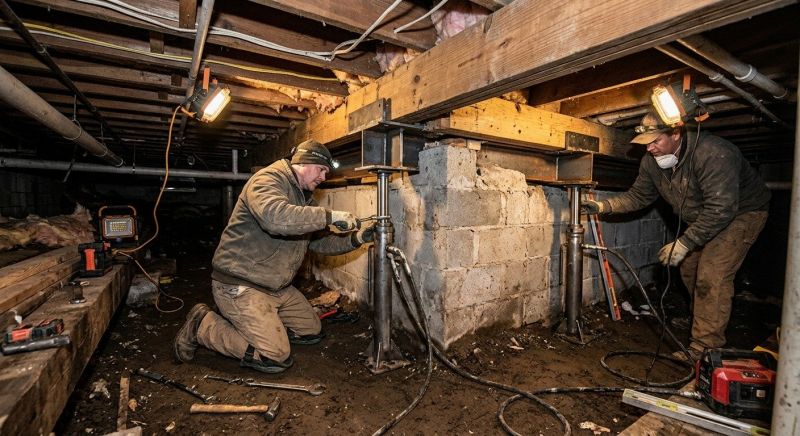 Crawlspace Foundation Repair in East Hartford, CT