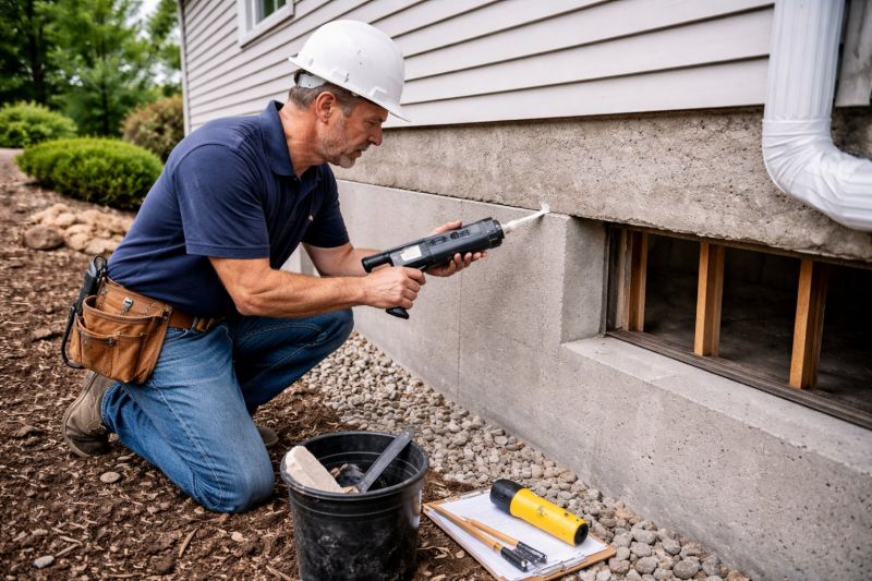 Foundation Crack Sealing in East Hartford, CT
