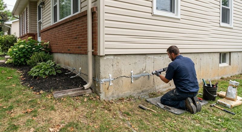 Foundation Cracks Repair in East Hartford, CT