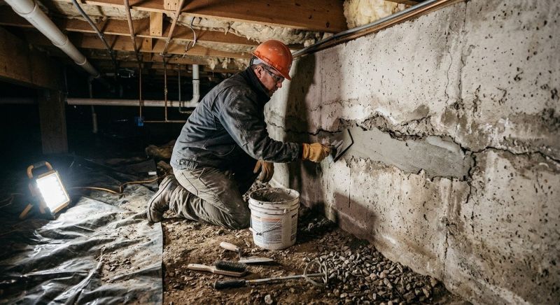 Foundation Cracks Repair in East Hartford, CT