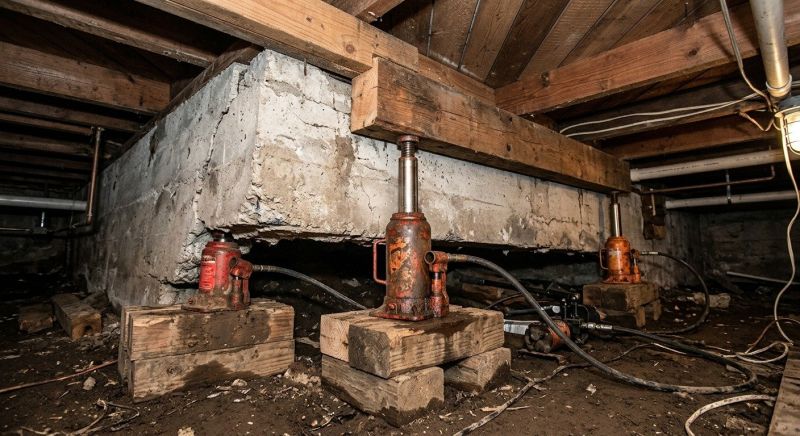 Foundation Jacking in Agawam, MA