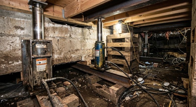 Foundation Jacking in Berlin, CT