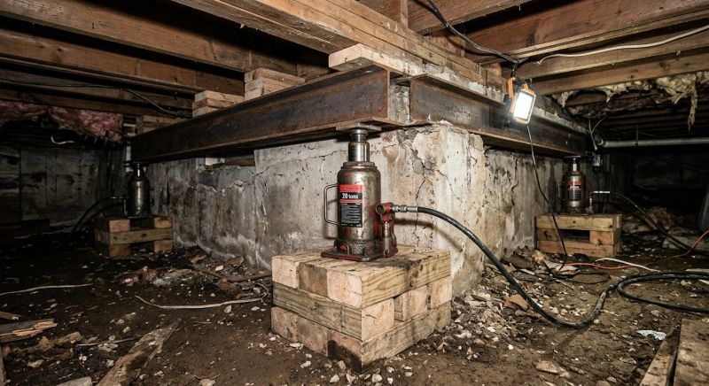 Foundation Jacking in Cheshire, CT