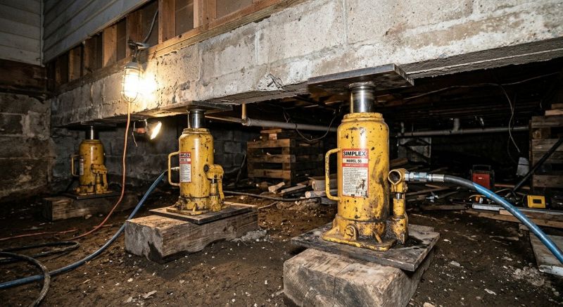 Foundation Jacking in South Windsor, CT