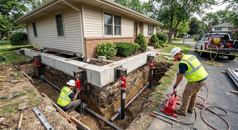 Foundation Jacking in Tolland, CT