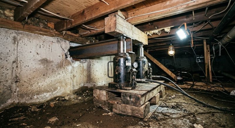 Foundation Jacking in Weatogue, CT