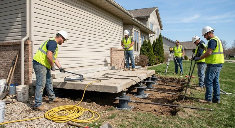 Foundation Lifting in East Berlin, CT
