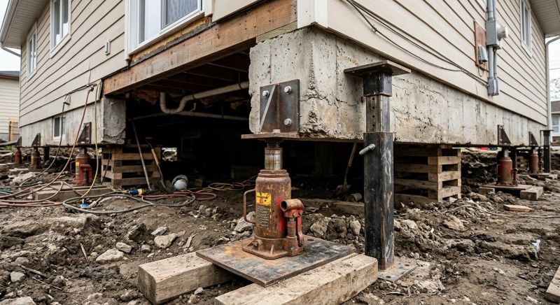 Foundation Lifting in Ellington, CT