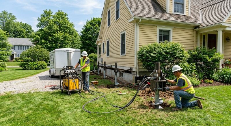 Foundation Lifting in Ellington, CT