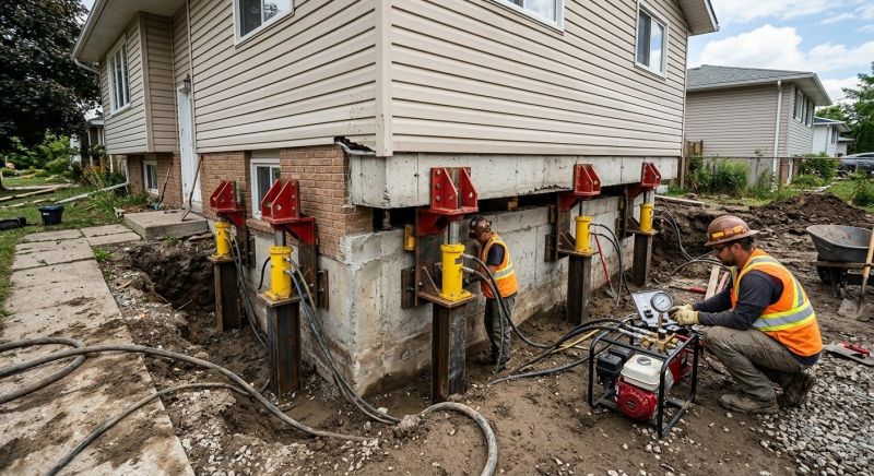 Foundation Lifting in Haddam, CT