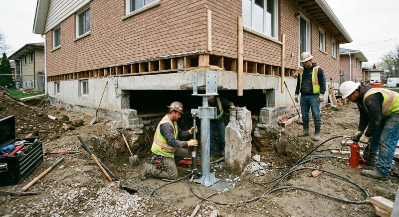 Foundation Pier Repair in East Hartford, CT