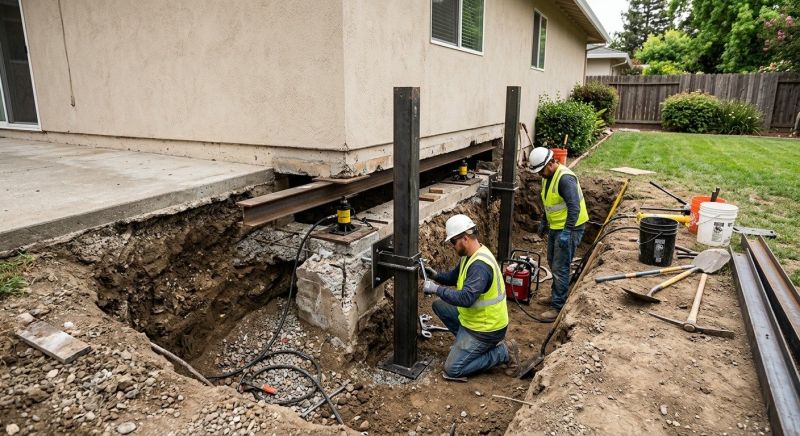 Foundation Pier Repair in East Hartford, CT