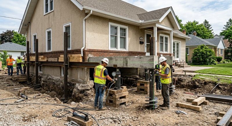 Foundation Releveling in East Hartford, CT