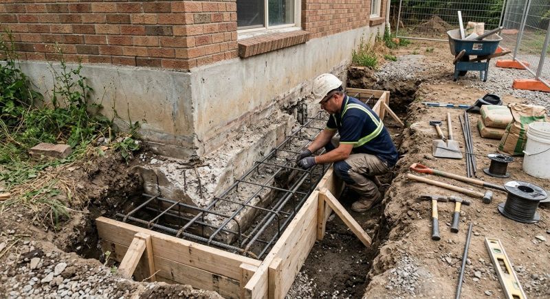 Foundation Repair in Tolland, CT