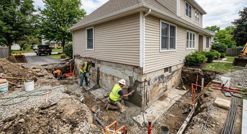 Foundation Restoration in East Hartford, CT