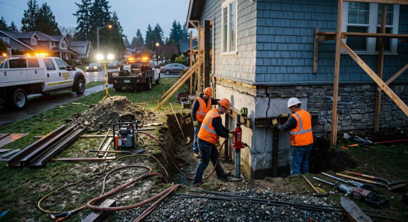 Foundation Stabilizing in Avon, CT