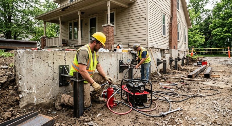 Foundation Stabilizing in Durham, CT