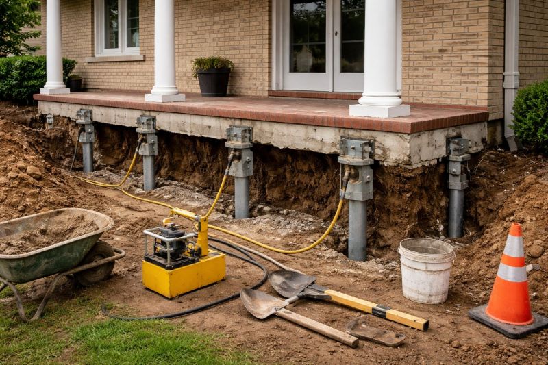 Foundation Stabilizing in East Hartland, CT