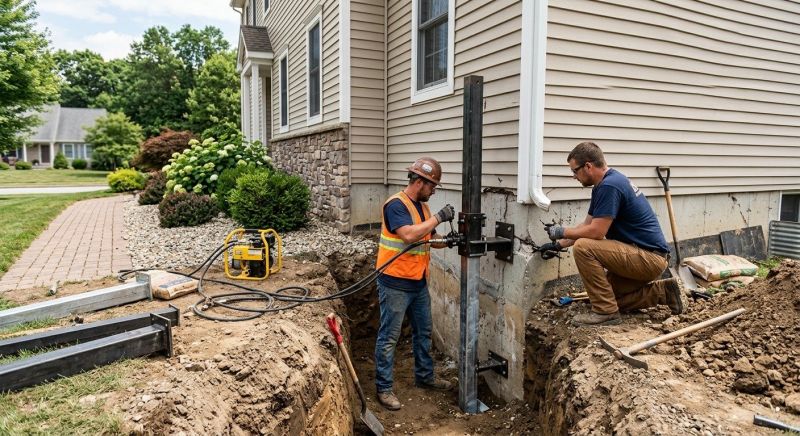 Foundation Stabilizing in Manchester, CT