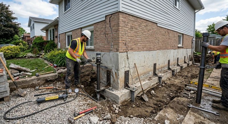 Foundation Stabilizing in North Canton, CT