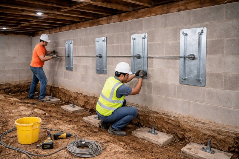 Foundation Stabilizing in Plymouth, CT