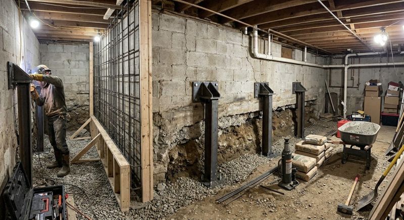 Foundation Stabilizing in Southington, CT