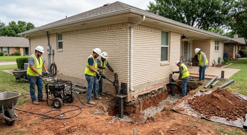 Foundation Stabilizing in Southwick, MA