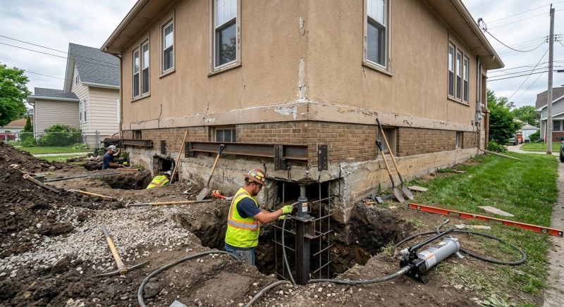 Foundation Underpinning in East Hartford, CT