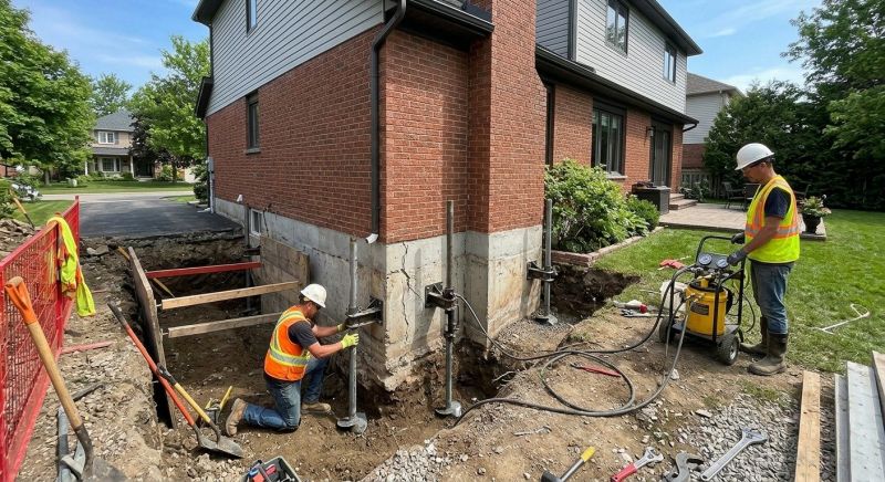 Foundation Underpinning in East Hartford, CT
