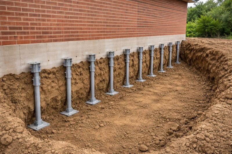 Helical Pile Installation in East Hartford, CT
