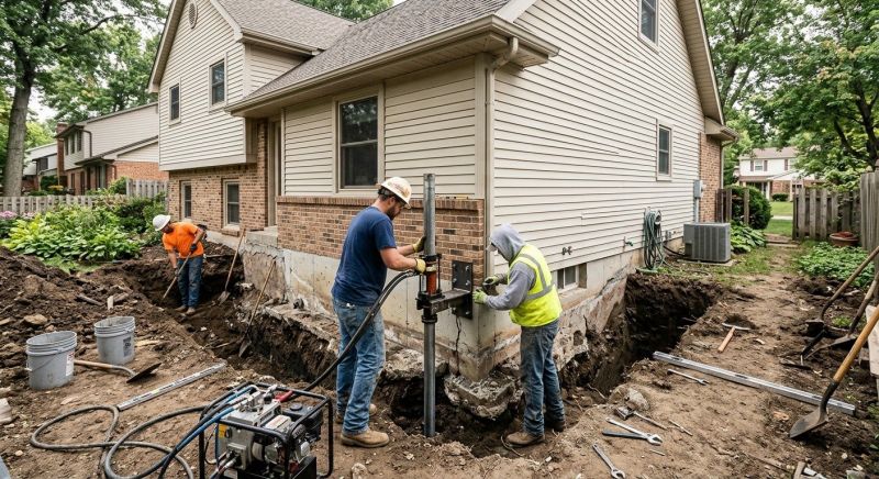 House Foundation Repair in Longmeadow, MA