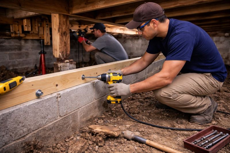 House Foundation Repair in Windsor Locks, CT
