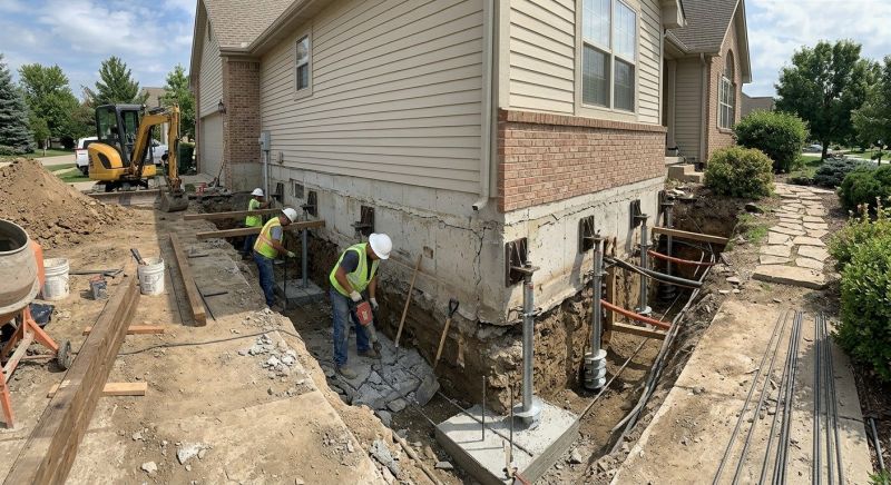 House Underpinning in East Hartford, CT