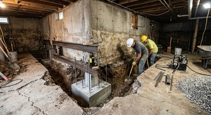 House Underpinning in East Hartford, CT