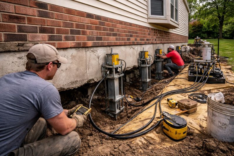 Settling Foundation Service in East Hartland, CT