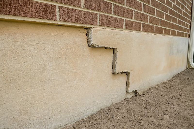 Settling Foundation Service in Ellington, CT