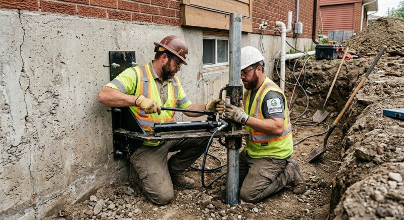 Settling Foundation Service in Tolland, CT