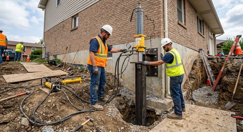 Settling Foundation Service in Weatogue, CT