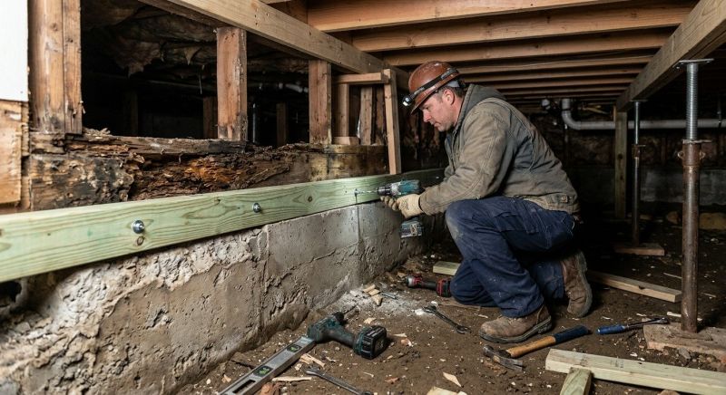 Sinking Foundation Repair in Bristol, CT
